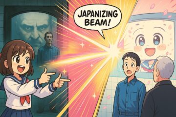 Japanizing Beam transformation from grim reality to anime style