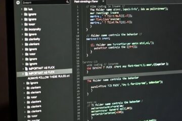 Laptop screen showing vibe coding folder structure