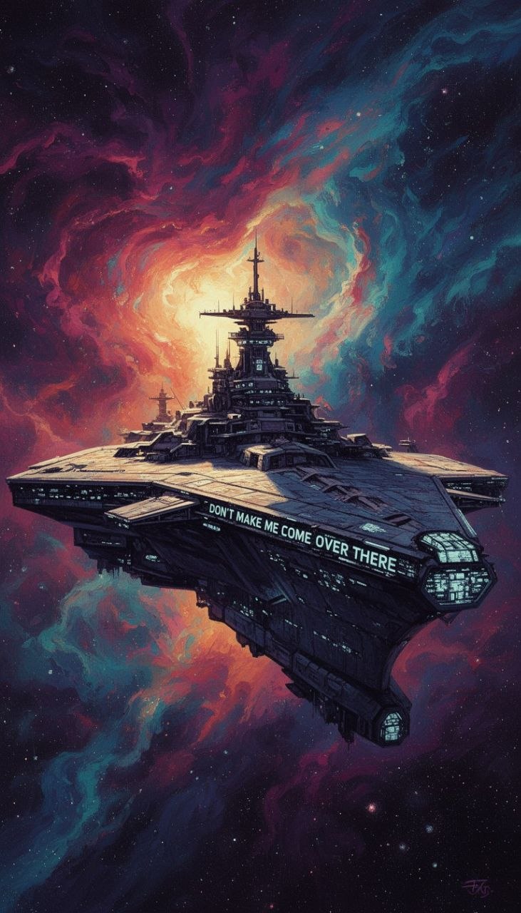 Spaceship concept art